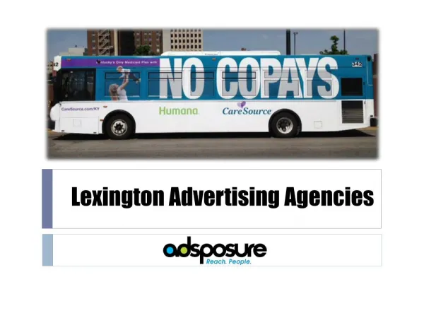 Lexington Advertising Agencies - Adsposure
