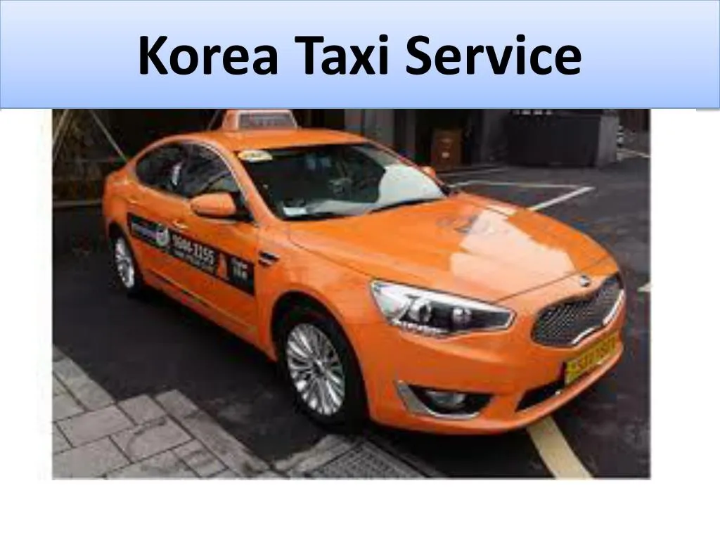 korea taxi service