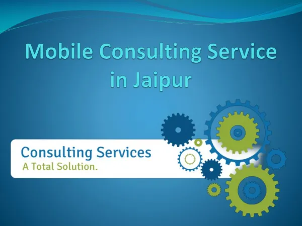 Mobile Consulting Services Jaipur