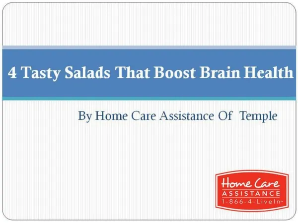 4 tasty salads that boost brain health