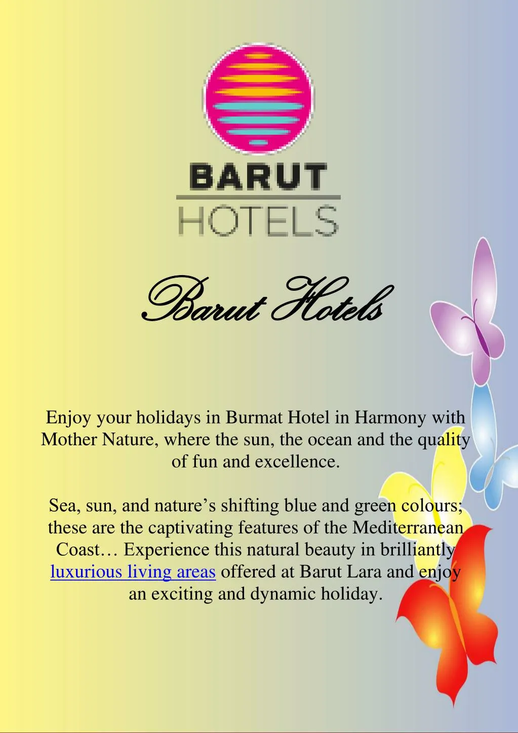 barut hotels barut hotels