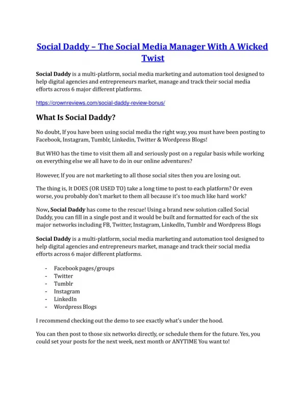Social Daddy Review and (MASSIVE) $23,800 BONUSES