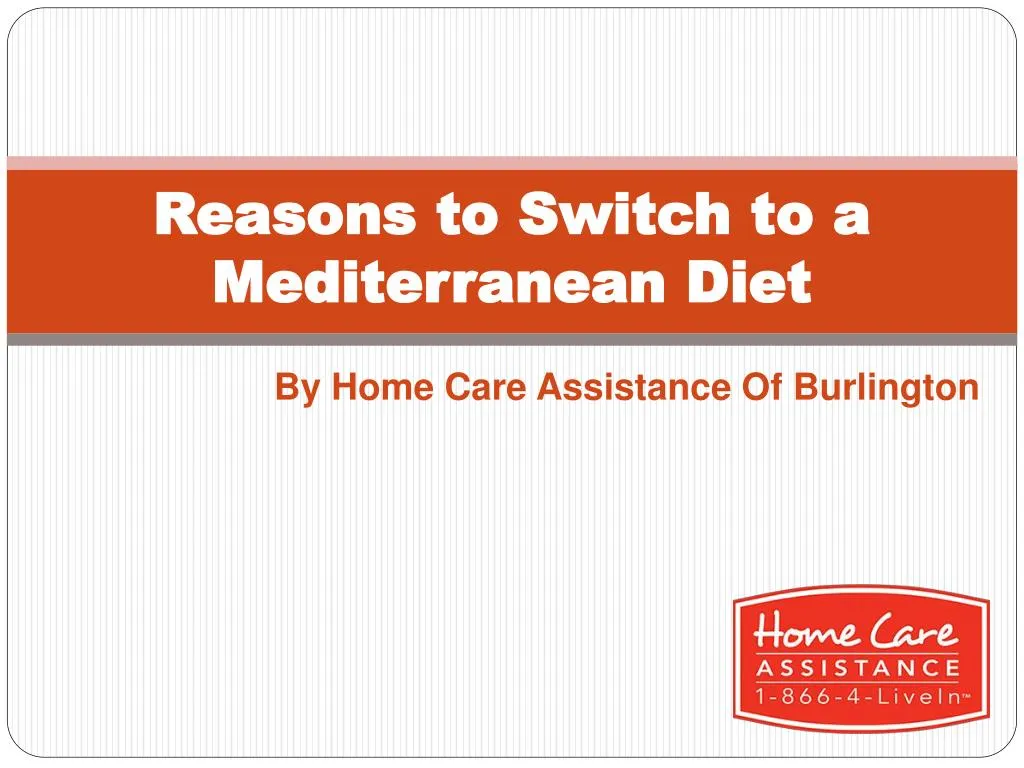 reasons to switch to a mediterranean diet