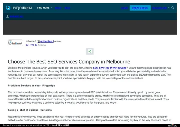 Looking For Best Seo Services in Melbourne