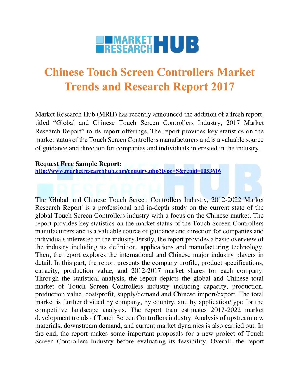 chinese touch screen controllers market trends