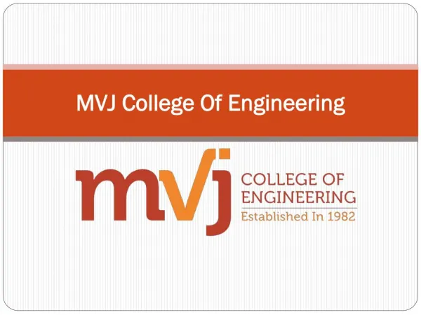 MVJ College of Engineering