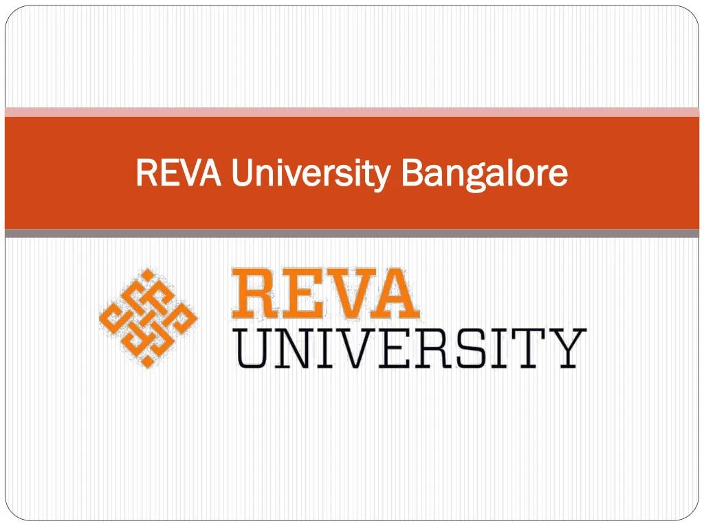 reva university bangalore