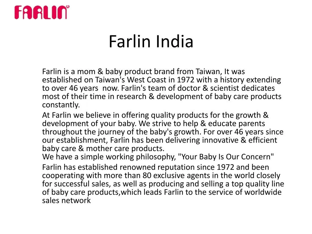 farlin india