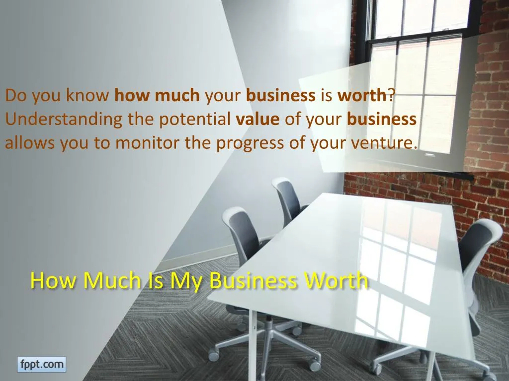 how much is my business worth