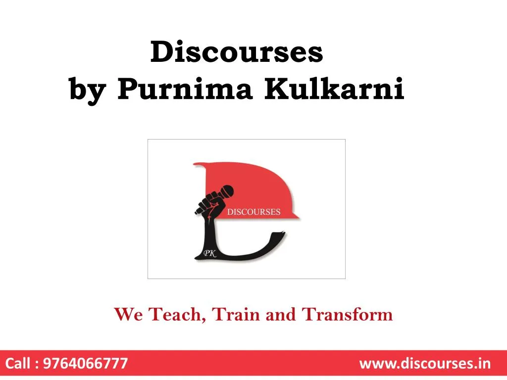 discourses by purnima kulkarni