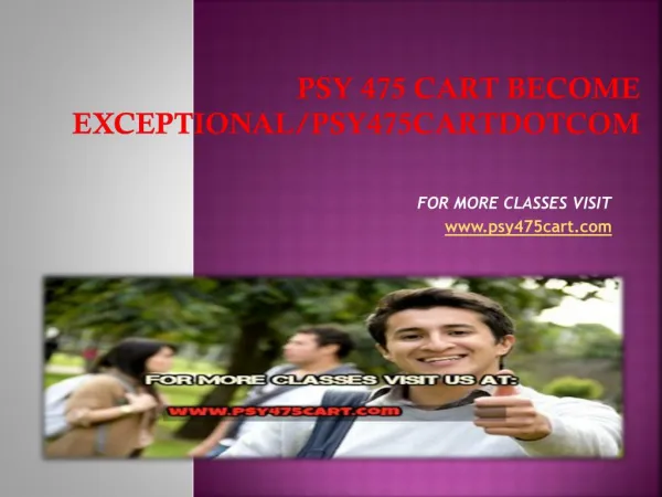 psy 480 master Become Exceptional/psy480masterdotcom