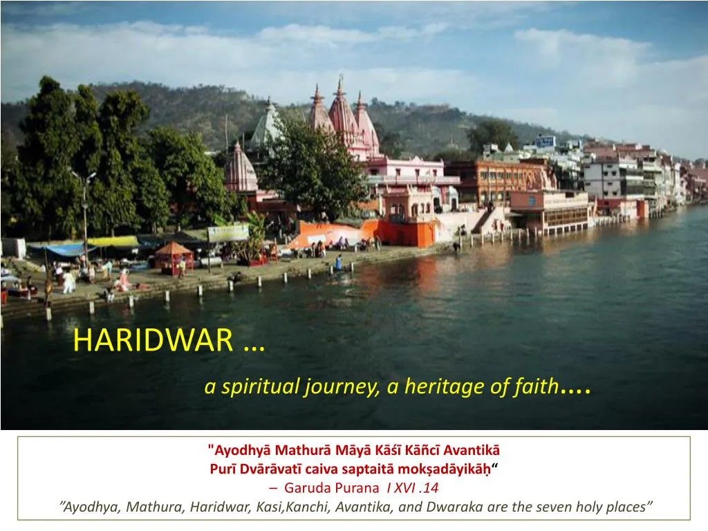 haridwar a spiritual journey a heritage of faith