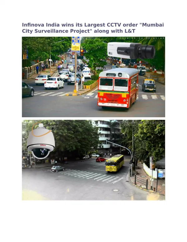 Mumbai City Surveillance - Infinova