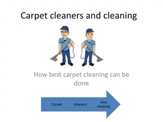 carpet cleaning and cleaners - slide 1