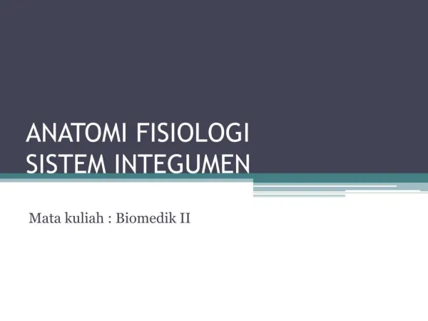 sistem integumen