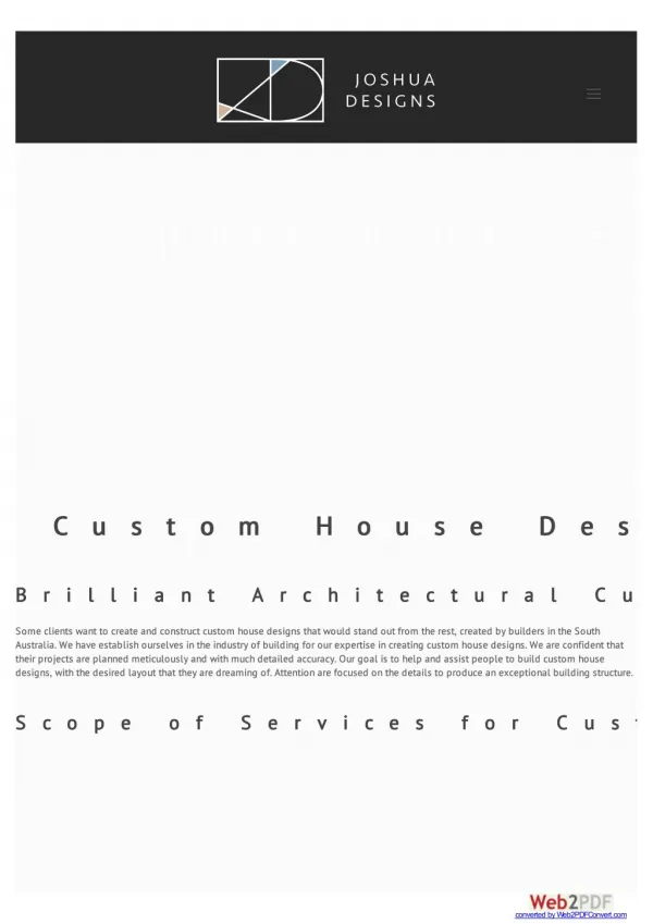 Custom House Designs