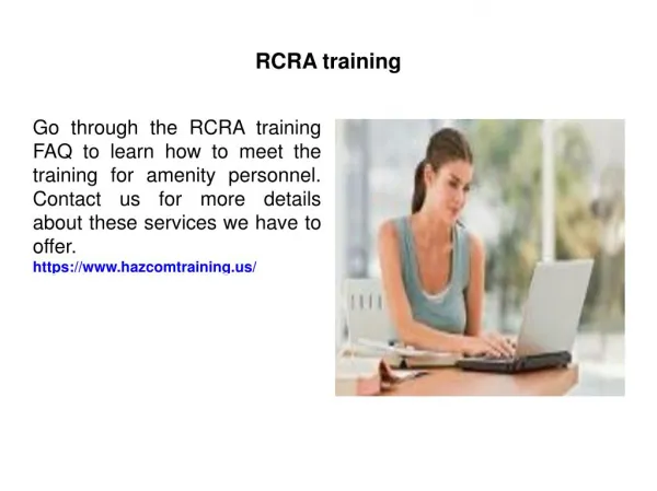 RCRA training