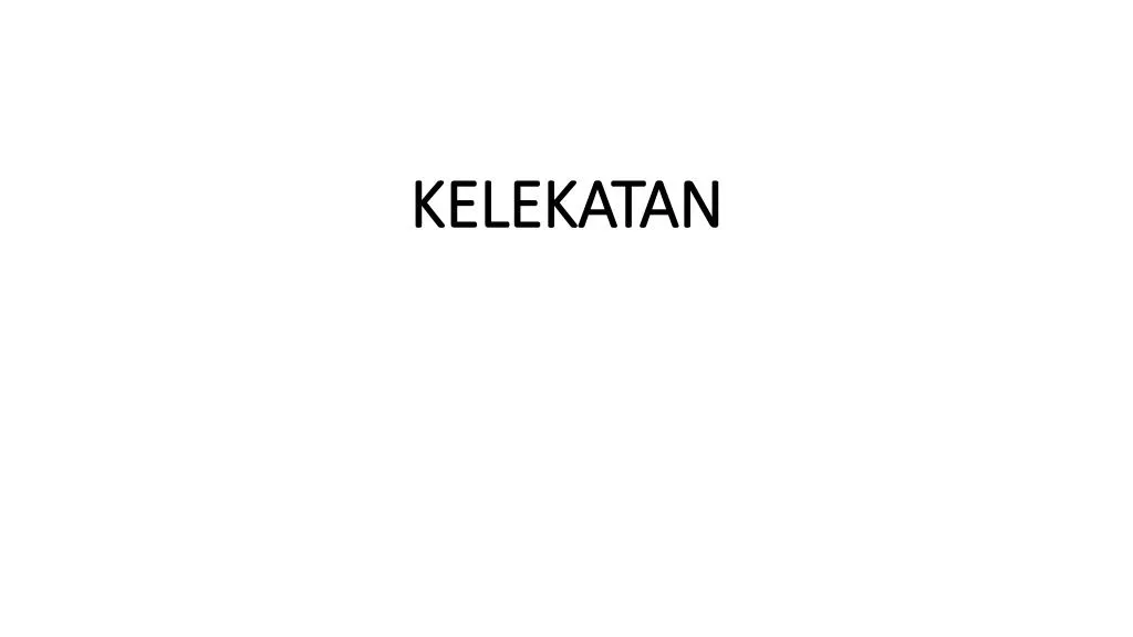 kelekatan