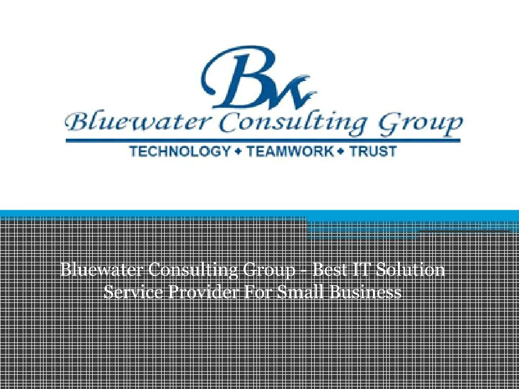 bluewater consulting group best it solution service provider for small business