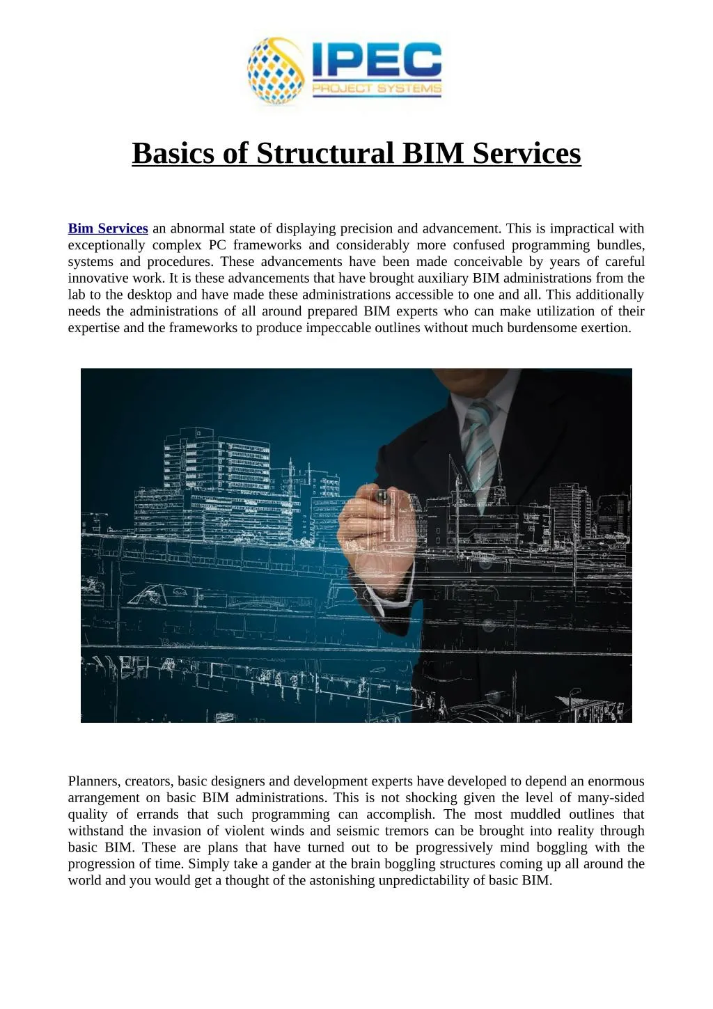 basics of structural bim services