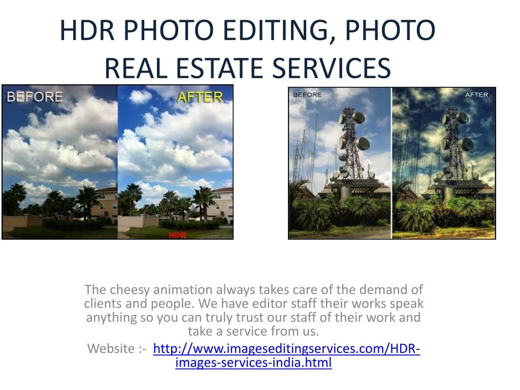 hdr photo editing photo real estate services