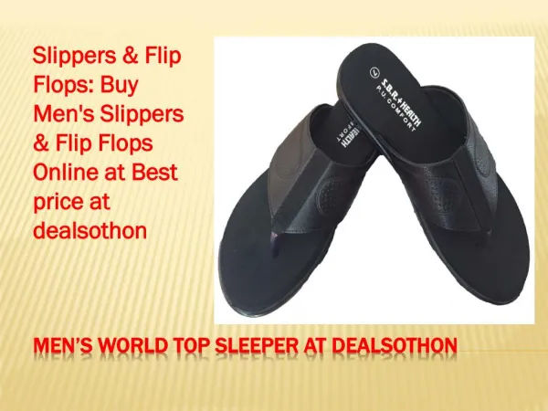 MEN’S WORLD TOP SLEEPER AT DEALSOTHON