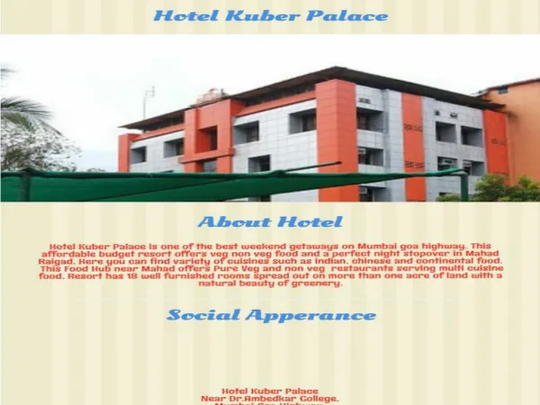 Mahad Hotels Resorts