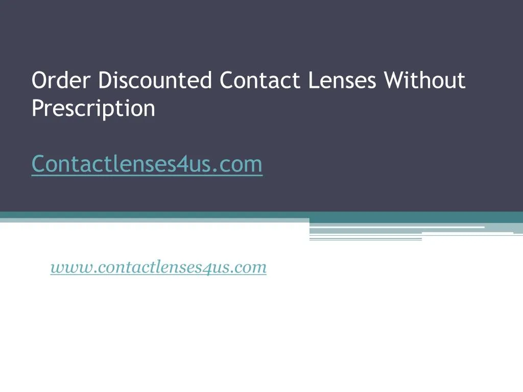 order discounted contact lenses without prescription contactlenses4us com