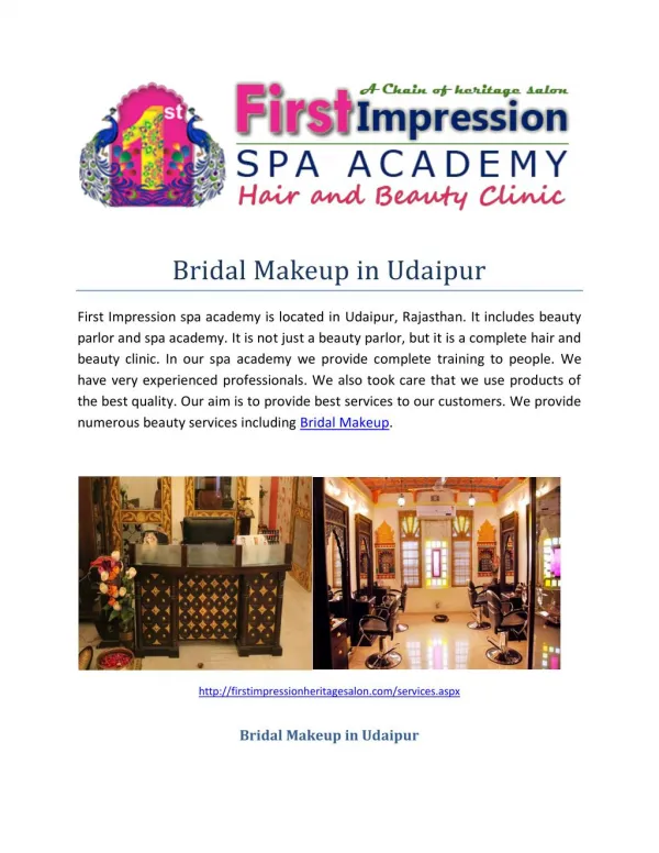 Bridal Makeup in Udaipur