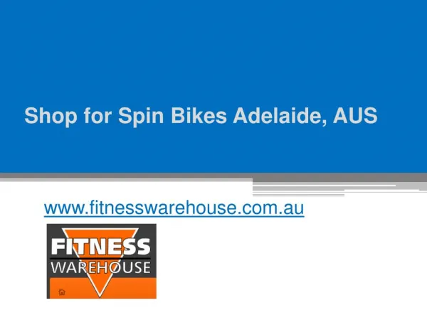 Shop for Spin Bikes Adelaide, AUS - www.fitnesswarehouse.com.au