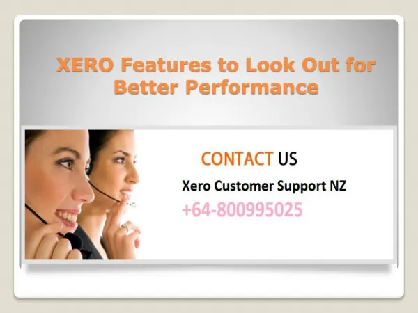 XERO features to look out for better performance