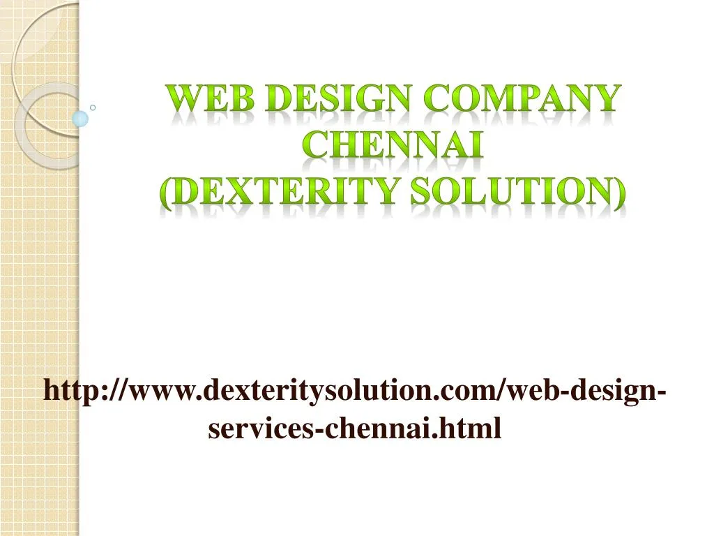 web design company chennai dexterity solution