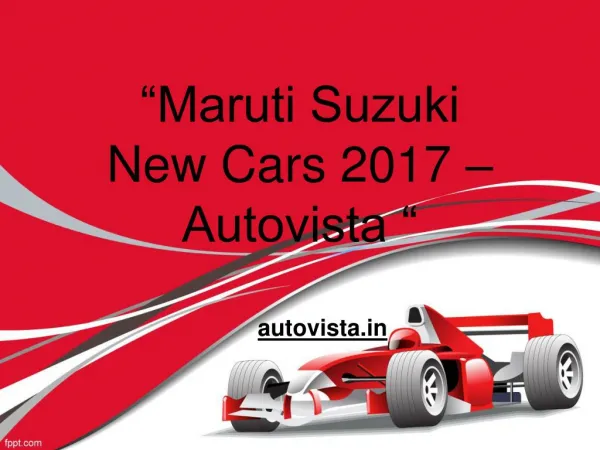 Maruti suzuki new cars 2017 autovista