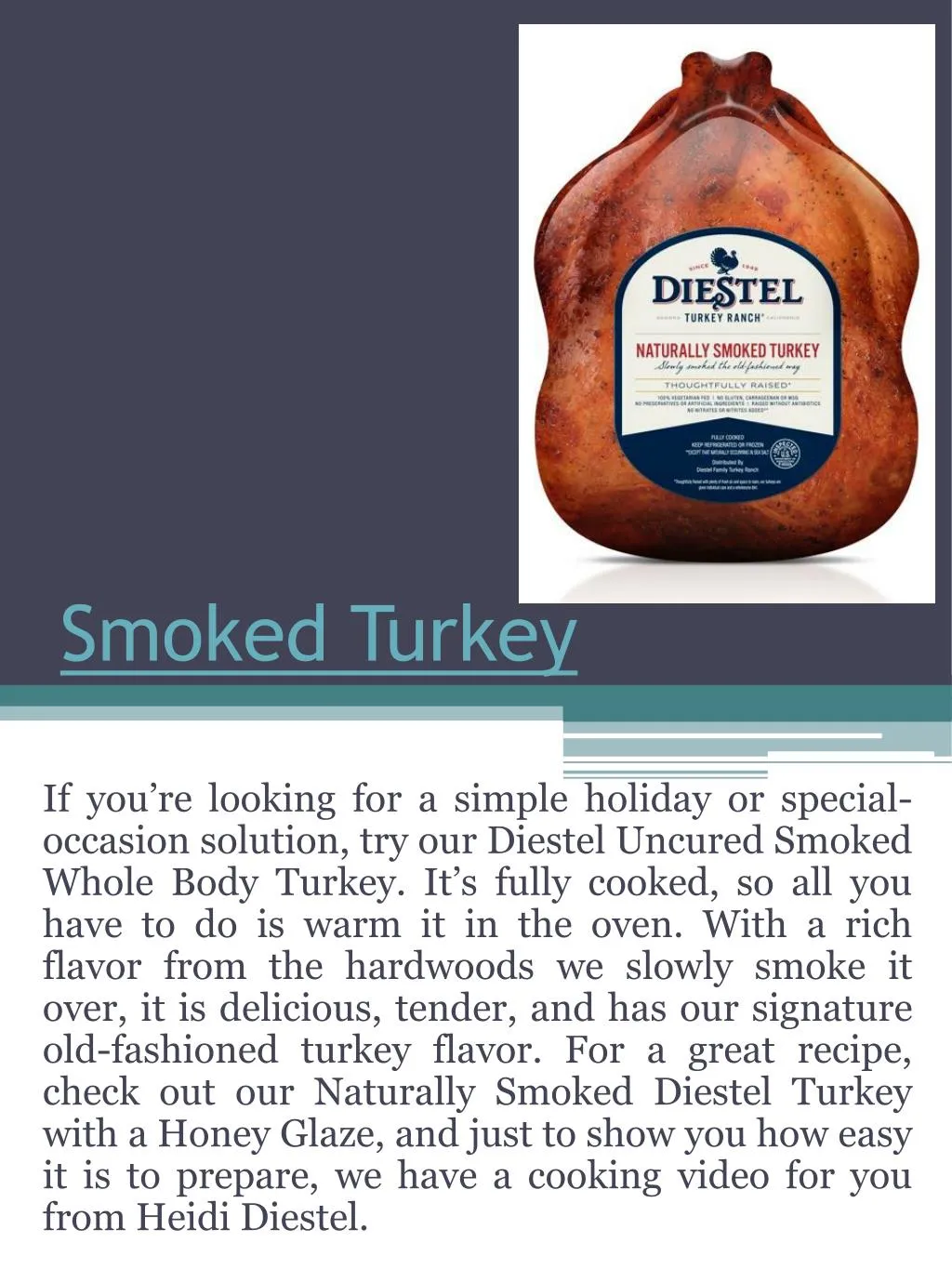 smoked turkey