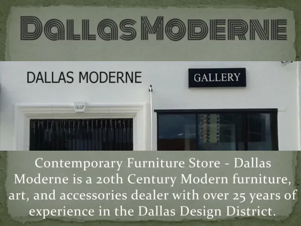 Dallas Moderne