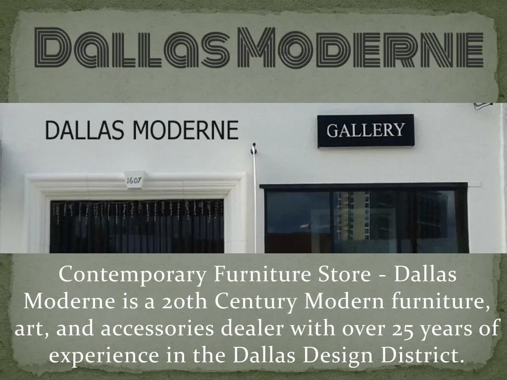 contemporary furniture store dallas moderne