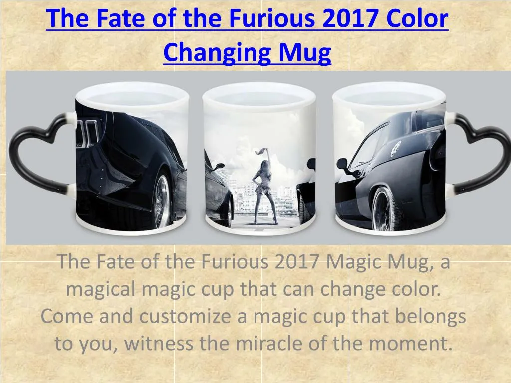 the fate of the furious 2017 color changing mug