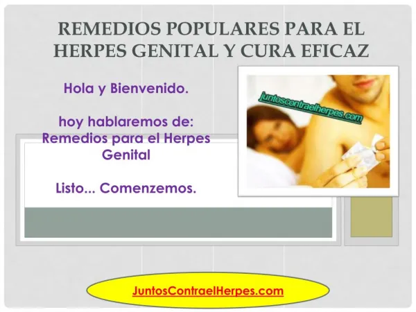 Remedios populares para el herpes genital y cura eficaz