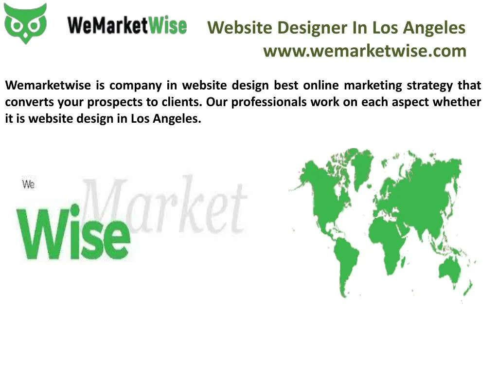 website designer in los angeles www wemarketwise com