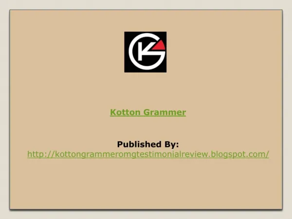 Kotton Grammer Reviews