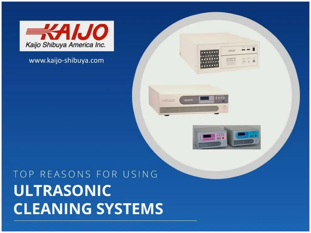 top reasons for using ultrasonic cleaning systems
