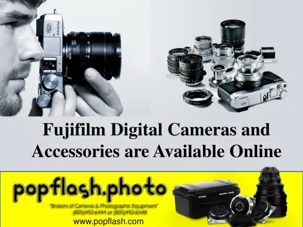 Fujifilm Digital Cameras and Accessories are Available Online