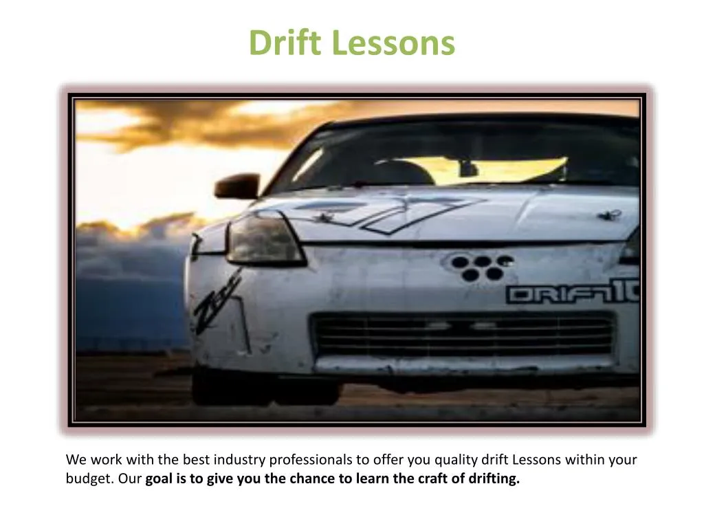 drift lessons