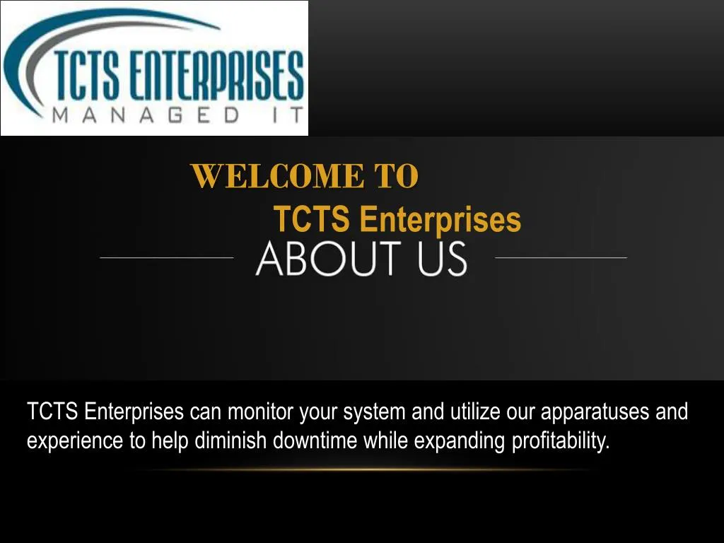 welcome to tcts enterprises