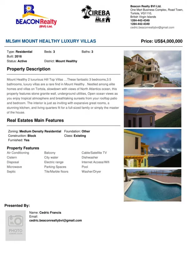 Mount Healthy 2 luxurious Hill Top Villas for sale available now!