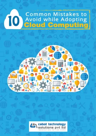 10 Common Mistakes to Avoid while Adopting Cloud Computing - slide 1