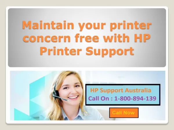 Maintain your printer concern free with HP Printer Support