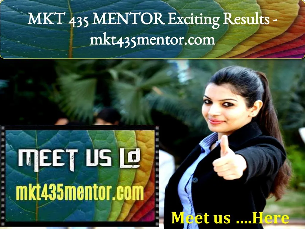 mkt 435 mentor exciting results mkt435mentor com
