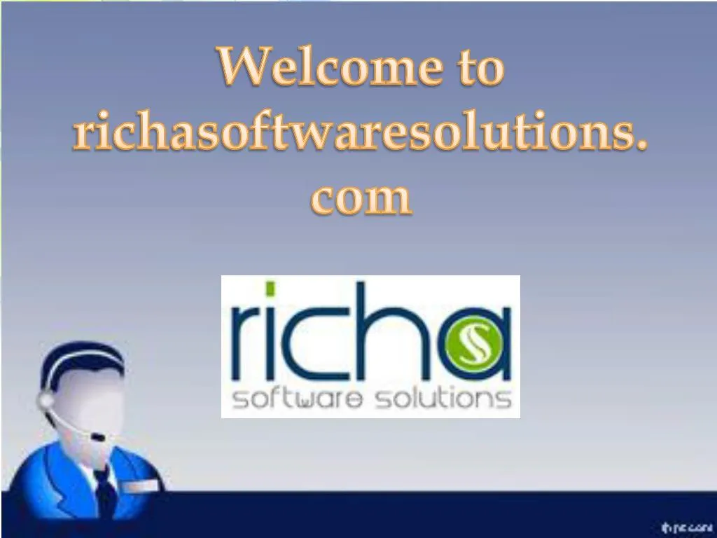 welcome to r ichasoftwaresolutions com