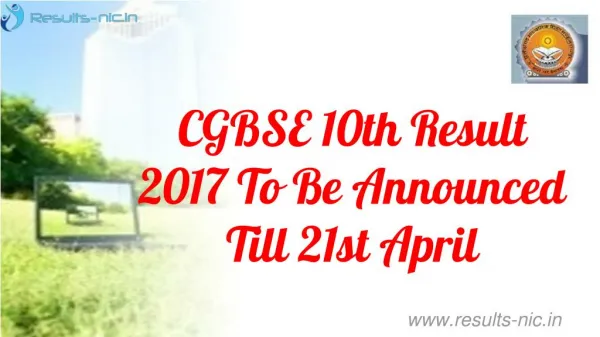 CGBSE 10th Result 2017 To Be Announced Till 21st April